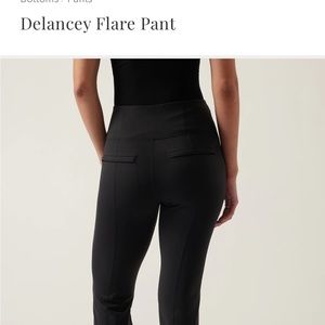 Athleta black flare pants in petite perfect condition may still have tags